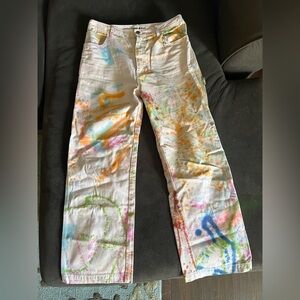Lykke Wullf tie dye utility pants
